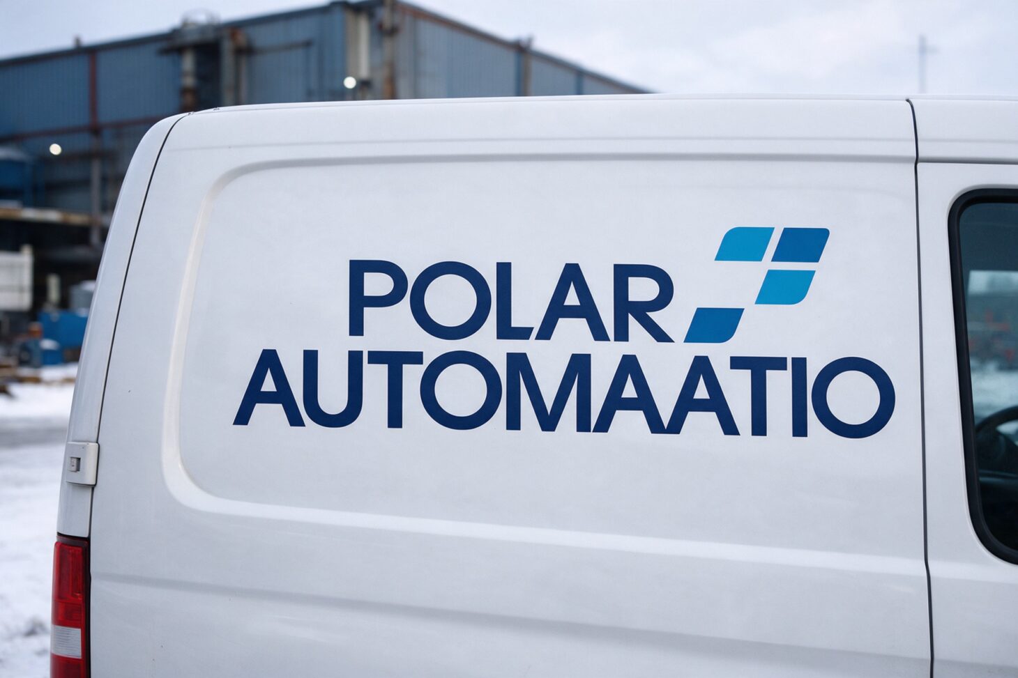 Polar-Automaation logo pakettiauton kyljessä