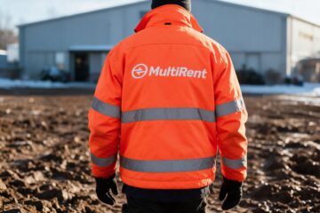 Multirentin logo huomiotakin selässä
